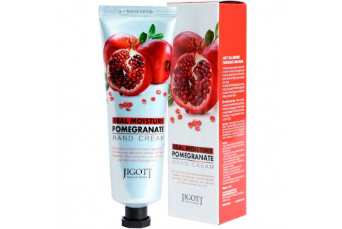 JIGOTT Крем для рук ГРАНАТ Real Moisture POMEGRANATE Hand Cream, 100 мл