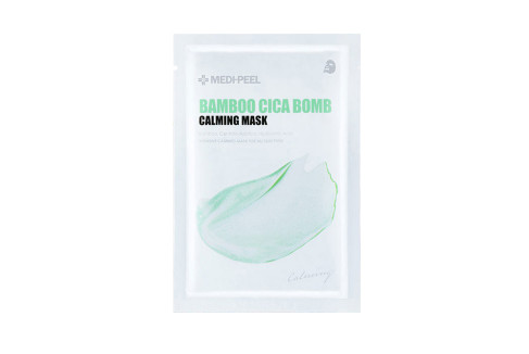 Medi-Peel Успокаивающая маска с центеллой и бамбуком Bamboo Cica Bomb Calming Mask (25ml)