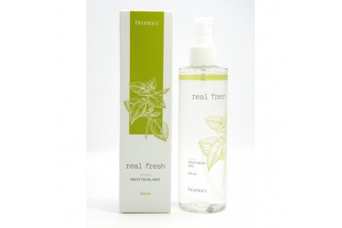 DEOPROCE Увлажняющий мист REAL FRESH VEGAN MOIST FACIAL MIST 210мл