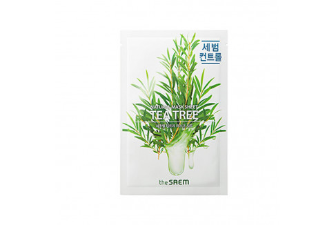 THE SAEM Маска тканевая  с экстрактом чайного дерева Natural Tea Tree Mask Sheet 21мл