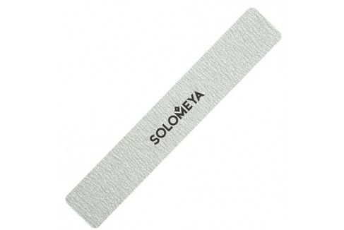 Solomeya Проф. пилка д/натур. и искусств. ногтей Silver Nail File/Серебро 100/180грит(широкая)210404