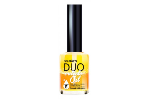 Solomeya Двухфазное масло для кутикулы с антиоксидантами Сочный грейпфрут / Duo Cuticle Oil with antioxidants Juicy grapefruit 12 мл