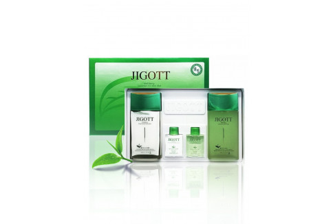JIGOTT МУЖСКОЙ/ЗЕЛЕНЫЙ ЧАЙ/ НАБОР для ухода за лицом WELL-BEING GREEN TEA HOMME SKIN CARE 2SET