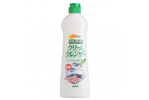 KAN Крем чистящий для кухни «Kaneyo - Экстракт бамбука» (мята) 400 г / 24
