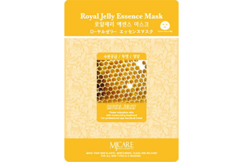 MIJIN Маска тканевая маточное молочко Royal Jelly Essence Mask 23гр