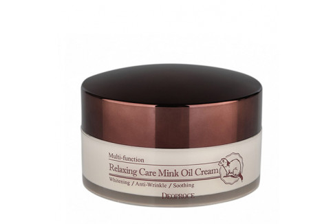 DEOPROCE Крем расслабляющий с жиром норки DEOPROCE RELAXING CARE MINK OIL CREAM 100гр
