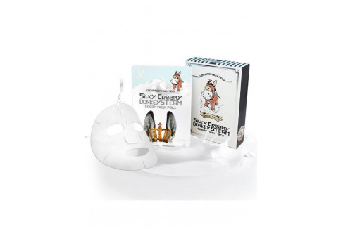 Elizavecca Маска ткан. с паров. крем. ОСЛИНОЕ МОЛОКО Silky Creamy donkey Steam Cream