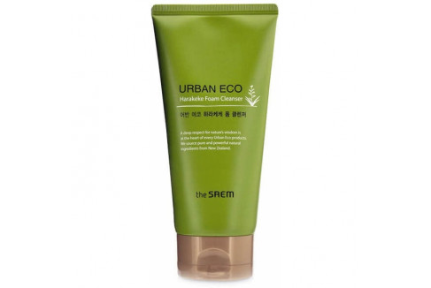 THE SAEM Пенка для умывания увлажняющая Urban Eco Harakeke Foam Cleanser 150g